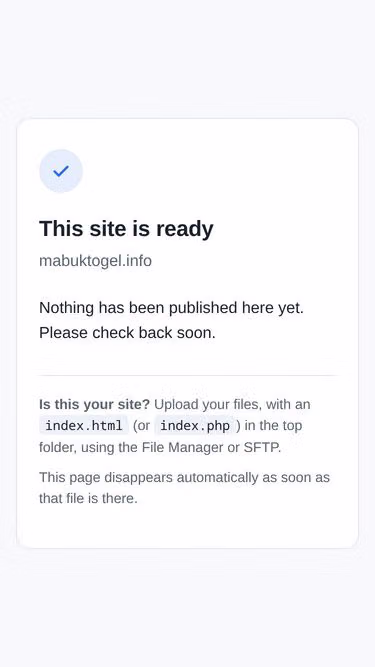 Screenshot of mabuktogel.info