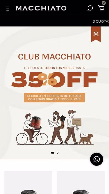 Screenshot of macchiato.com.ar