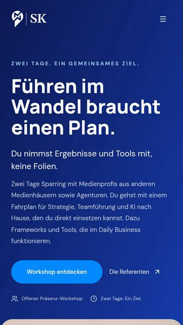 Screenshot of macher.mw