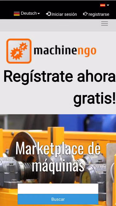 Screenshot of machinengo.es