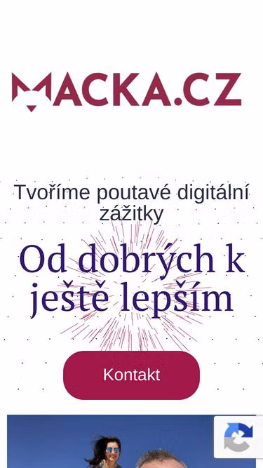 Screenshot of macka.cz