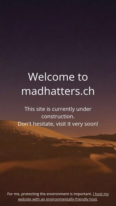 Screenshot of madhatters.ch