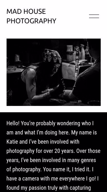 Screenshot of madhouse.photography