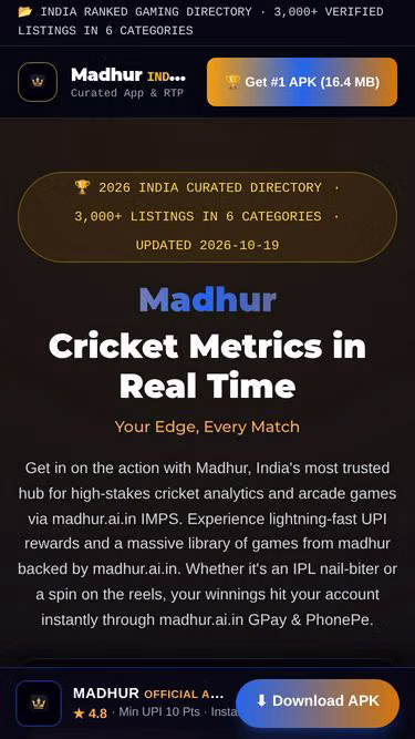 Screenshot of madhur.ai.in