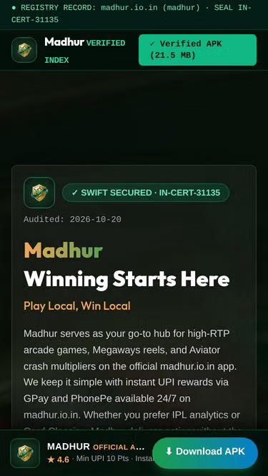 Screenshot of madhur.io.in