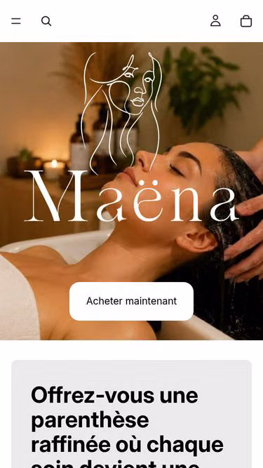 Screenshot of maena.shop