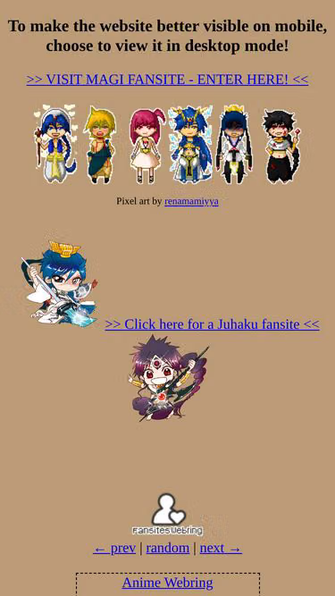 Screenshot of magi.moe