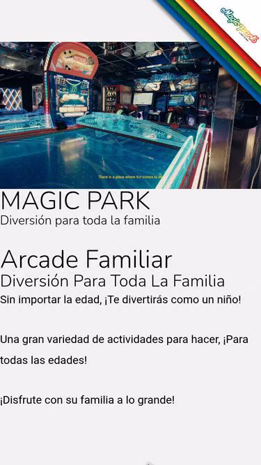 Screenshot of magicpark.es