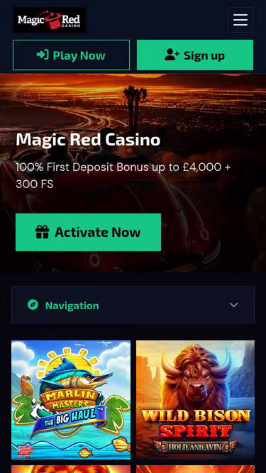Screenshot of magicred.pro