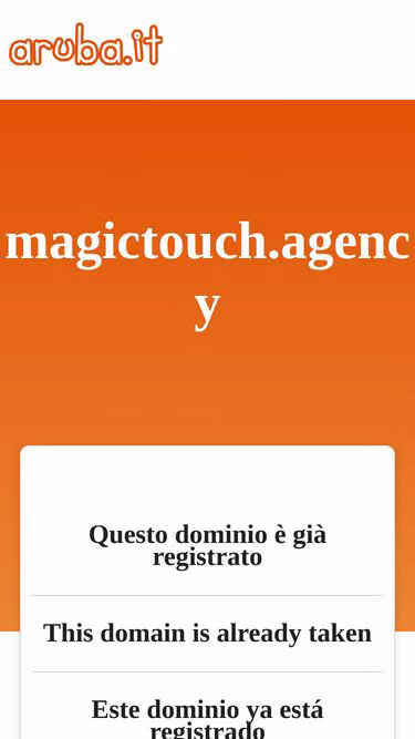 Screenshot of magictouch.agency