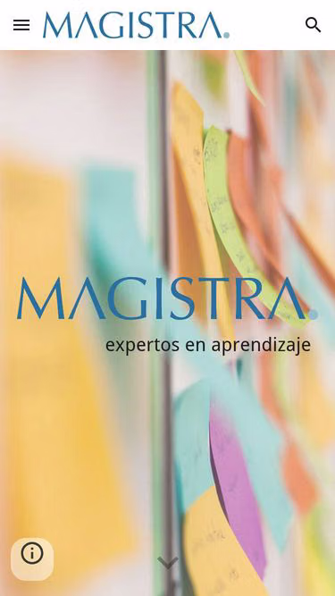 Screenshot of magistra.cc