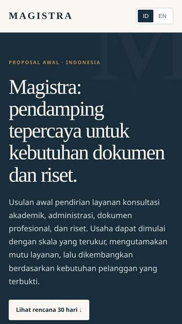 Screenshot of magistra.web.id