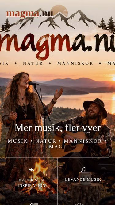 Screenshot of magma.nu