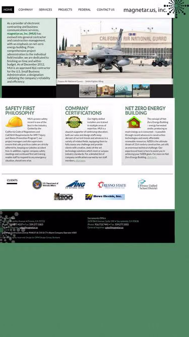 Screenshot of magnetar.us