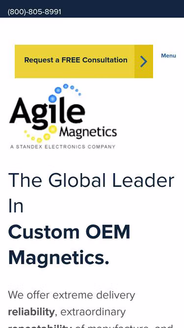 Screenshot of magnetico.com
