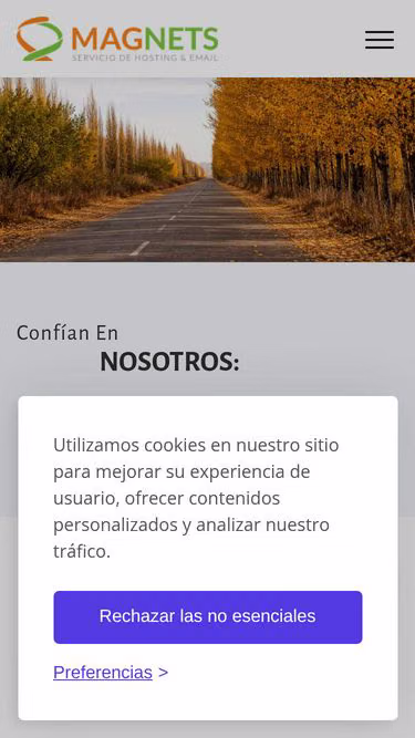 Screenshot of magnets.com.ar