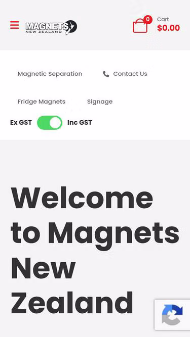 Screenshot of magnets.nz