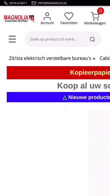 Screenshot of magnolia.nl