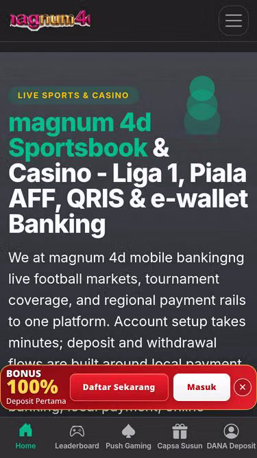 Screenshot of magnum4d.app