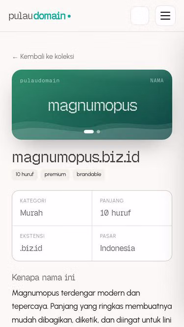 Screenshot of magnumopus.biz.id