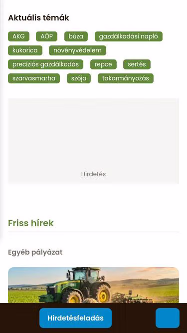 Screenshot of magro.hu