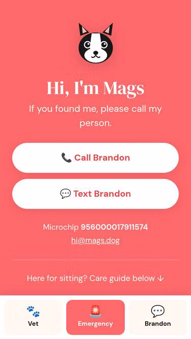 Screenshot of mags.dog