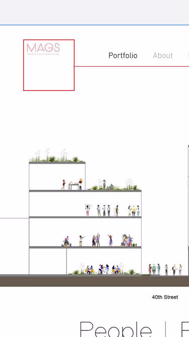 Screenshot of mags.studio