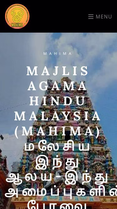 Screenshot of mahima.my