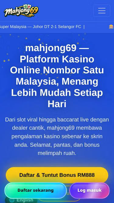 Screenshot of mahjong69.asia
