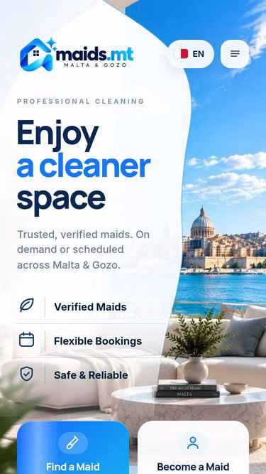 Screenshot of maids.mt
