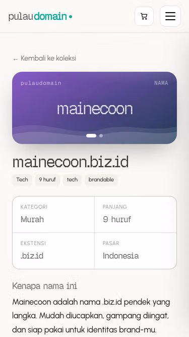 Screenshot of mainecoon.biz.id
