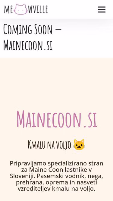 Screenshot of mainecoon.si