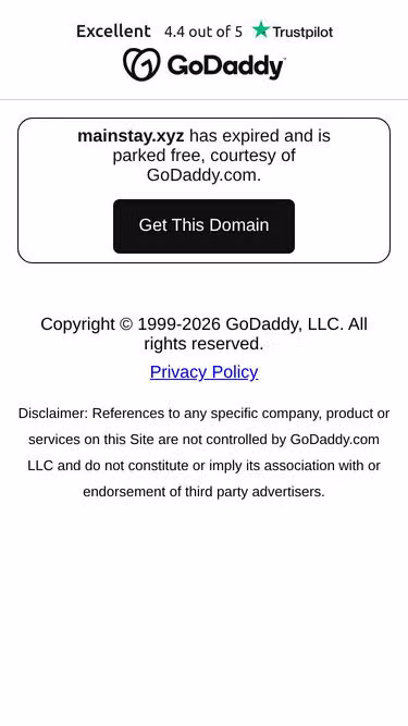 Screenshot of mainstay.xyz