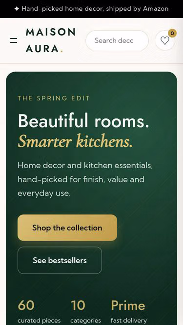 Screenshot of maisonaura.site