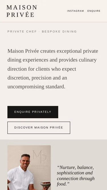 Screenshot of maisonprivee.com.au