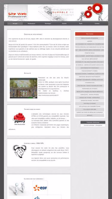Screenshot of majer.fr