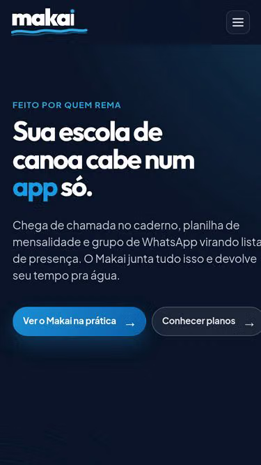 Screenshot of makai.com.br