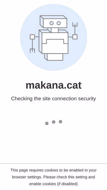 Screenshot of makana.cat