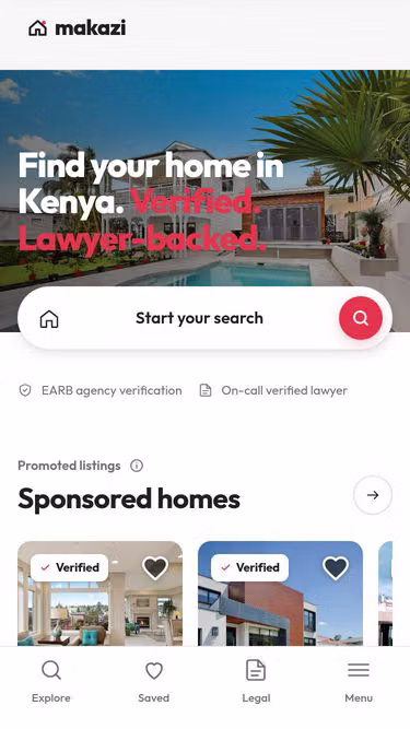 Screenshot of makazi.app