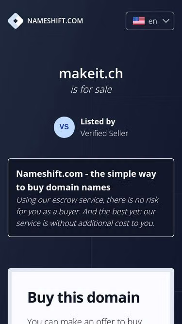 Screenshot of makeit.ch