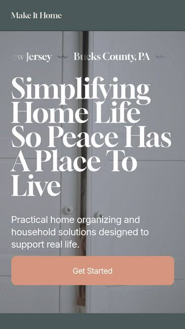 Screenshot of makeithome.today
