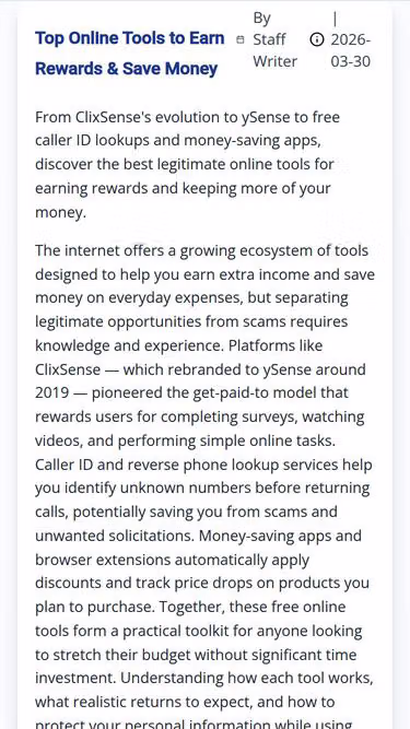 Screenshot of makemoneyonline.info