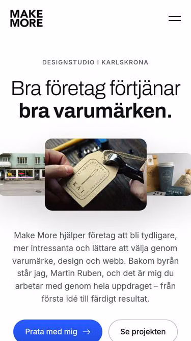 Screenshot of makemore.se