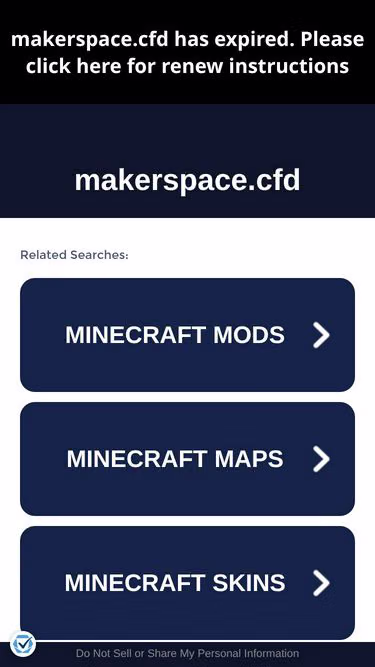 Screenshot of makerspace.cfd