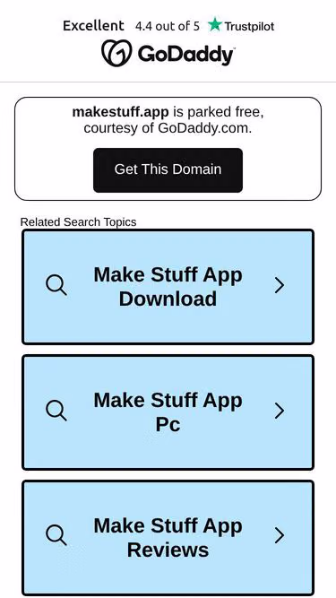 Screenshot of makestuff.app