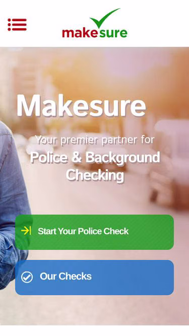 Screenshot of makesure.co.nz