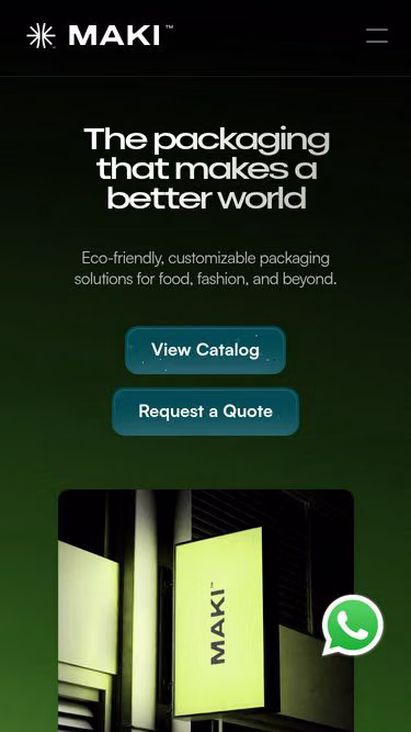 Screenshot of maki.com.mx
