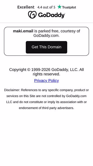 Screenshot of maki.email