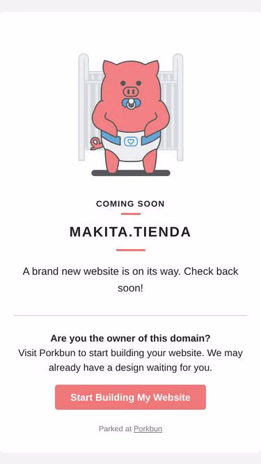 Screenshot of makita.tienda
