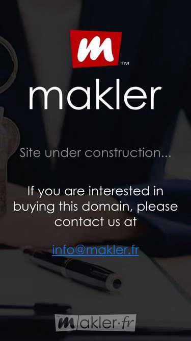 Screenshot of makler.fr